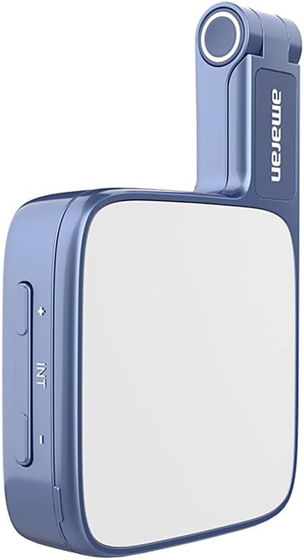 Amaran Go Magnetic Selfie Phone Light, Compatible with MagSafe & Qi2 Magnets, Dual LED Light Source with Adjustable Mirror Light & CCT (2700K-6500K), for Selfies, Makeup, & Content Creation (Blue) | Includes USB-C cable and MagSafe adapter for vlogging... - Image 7