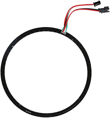 60 LEDs WS2812B 5050 RGB LED Ring Lamp Light Individually Addressable Full Dream Color DC5V with Mini Controller - Image 2
