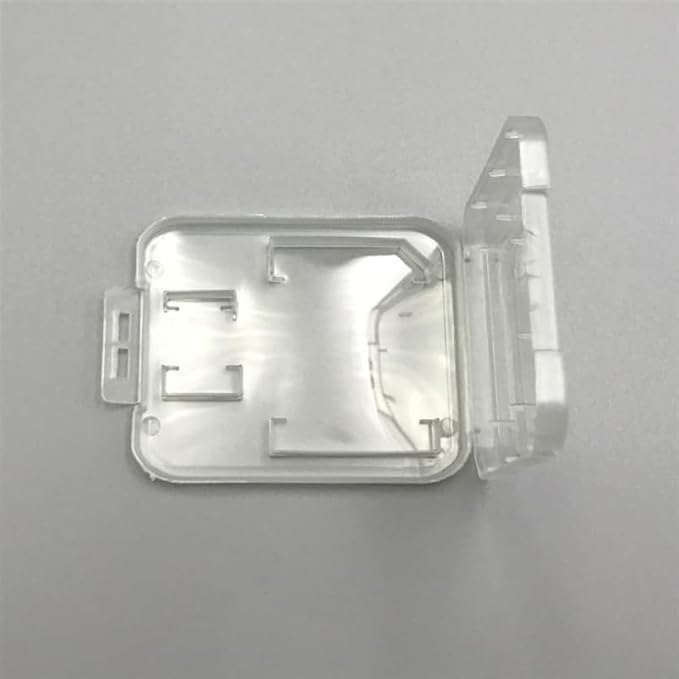 Garneck 20 pcs Card Cases Plastic Transparent Memory Card Storage Case Holder for and T-Flash Cards Clear Lightweight Portable Organizer for Camera and Computer Accessories - Image 3