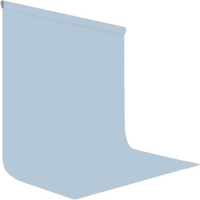 Dusty Blue Photography Backdrop for Photoshoot, Fabric 5x7ft | Polyester Studio Photo Backgrounds, Non Reflective, Easy to Hang, for Portrait Shoot, Product, Party Decor, Video Creation by LYLYCTY