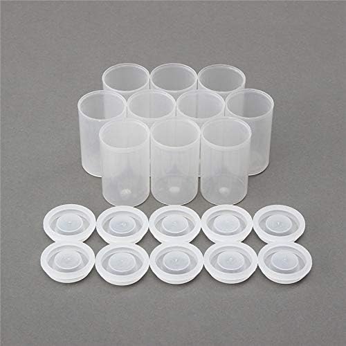 AKIRO Film Canisters with Caps 35 mm Empty Camera Reel Storage Containers Case Plastic Storage 15 Pack Transparent - Image 6