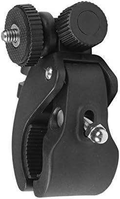 2 Pack Sports Camera Bike Mount Handlebar Clamp Clip Stand Base with 1/4 Screw Adapter for Gopro Hero DJI Osmo Insta360 Motorcycle Bicycle Action Cam Dash GPS Field Monitor Lights - Image 4