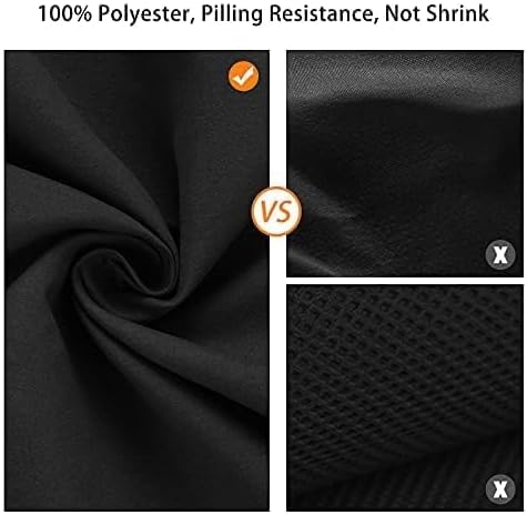 10x10 FT Black Photo Backdrop 100% Polyester Photography Background | Non-Reflective, Wrinkle-Resistant, Foldable Washable Black Sheet for Professional Photoshoot Portraits Party Video Studio - Image 4