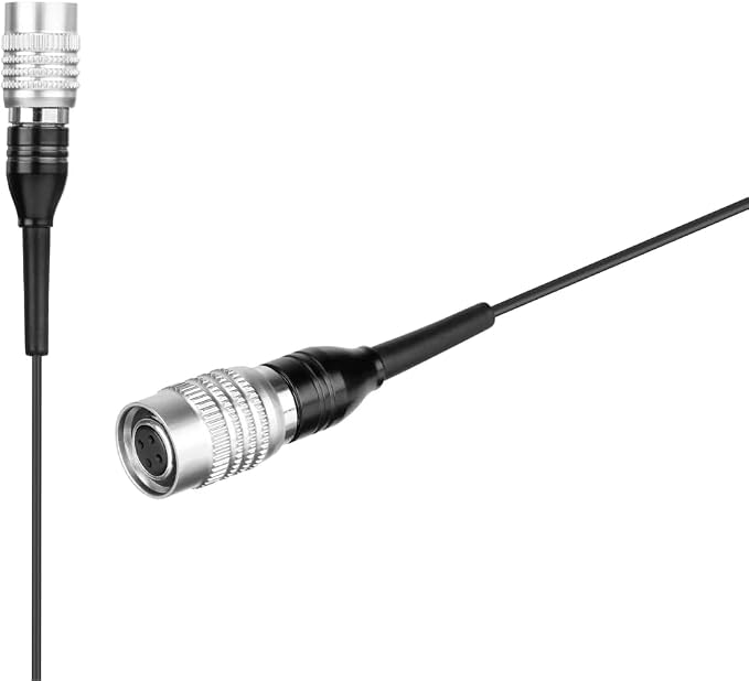 Replacement Lavalier/Lapel Microphone for Audio-Technica Wireless Bodypack Transmitter Wireless Lavalier System, Condenser, Unidirectional, 4-Pin Hirose (HRS) Female Connector, Black - Image 4