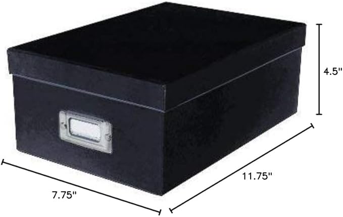 Pioneer Photo Albums Photo Storage Box,Black,(Pack of 6) - Image 3