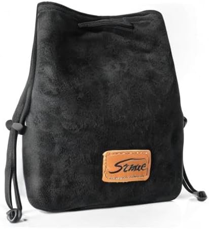 S-ZONE Soft Camera Bag DSLR Insert Handbag Drawstring Lens Case | Soft Suede, Drawstring Closure, Dust-proof, Scratch-resistant, Compatible with Canon Nikon Sony - Image 7