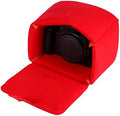 DLSR Camera Bag Insert Pad Shockproof Protection Case Organizer Accessory For Photographing (Red) by YosooHealthGear