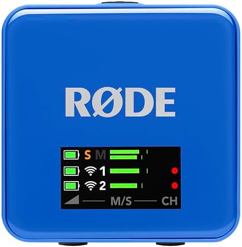 RØDE Wireless GO (Gen 3) – Compact Wireless Mic – Pristine Audio, 32-bit Float Recording, Automatic Level Control, for Phones, Cameras and Computers (Cobalt) - Image 4