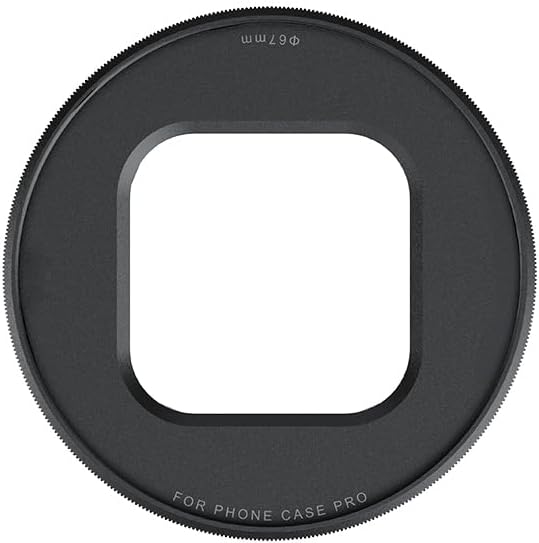 PGYTECH ProShot 67mm Filter Adapter Ring for iPhone 17 Pro & Pro Max | Magnetic Clip-On Lens Mount for ND/CPL/Variable ND Filters, Compatible with ProShot Cage by PGYTECH-US