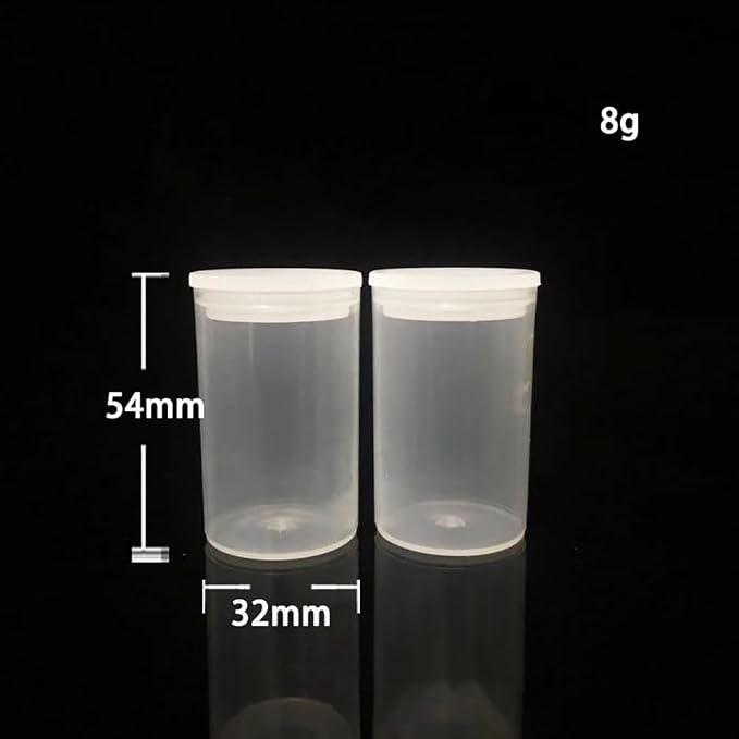 12 Pcs Clear Plastic Film Canisters Small Film Storage Case Tube Camera Film Holder Fish Hook Containers Bead Organizer Containers Small Accessories Storage Containers - Image 2