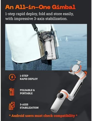 INSTA360 Flow Creator KIT - AXIS Gimbal STABILIZER for Smartphones - Gray - Image 6