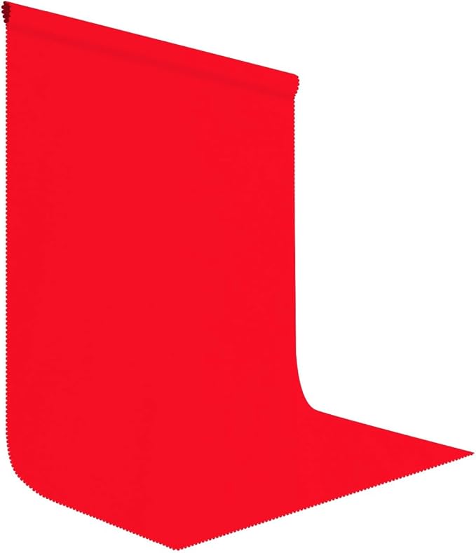Red Photography Backdrop for Photoshoot, Fabric 6x9ft | Polyester Studio Photo Backgrounds, Non Reflective, Easy to Hang, for Portrait Shoot, Product, Party Decor, Video Creation by LYLYCTY