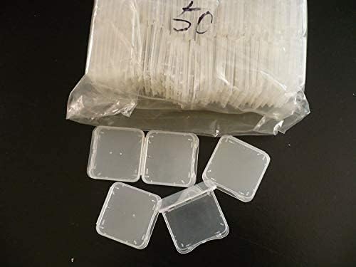 30 Pack SD MMC/SDHC PRO Duo Memory Card Plastic Storage Jewel Case (Memory Card not Included) (1 3/8" x 1 3/8" x 1/4") - Image 2