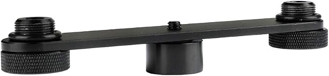 CAMVATE Double Microphone Mounts Bracket T-bar - 1958 (Pack of 2) - Image 2