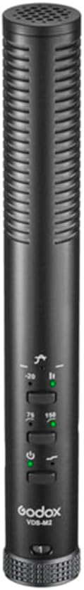 GODOX VDS-M2 Supercardioid Condenser Shotgun Microphone (Black) | Safety Channel and dB Peak Warning Light, Superior Sound Experience, Dual Use for All Your Needs, Tailor Sound as You Like - Image 2