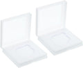 PATIKIL 55mm Lens Filter Case, 2pcs Camera Filter Case Portable Lens Filter Box Water Resistant Dustproof Plastic for Photography Filter Storage by PATIKIL