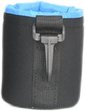 Foto&Tech 5mm Extra Thick Neoprene Lens Bag Pouch with Adjustable Drawstring and Swivel Clip Compatible with DSLR SLR Camera Lenses (Small) by FOTO%26TECH