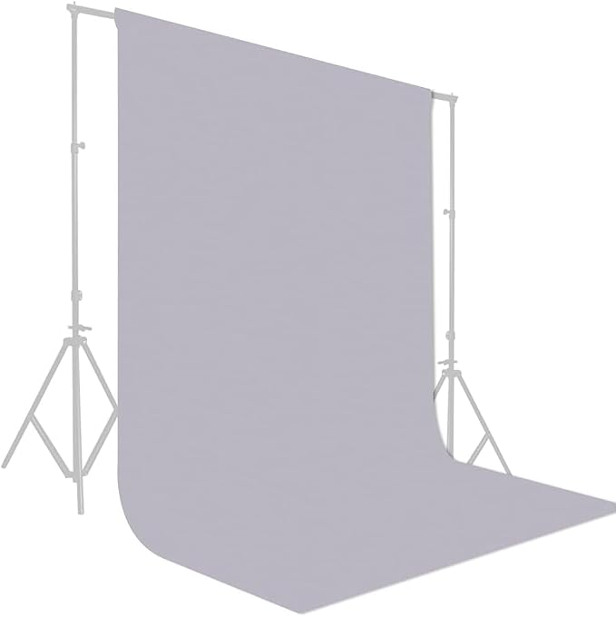 GFCC 10FTx10FT Grey Backdrop Background for Photography Photoshoot | Non-Reflective, Polyester Curtain, Easy Hang, Multipurpose Screen for Studio Photo Booth, Video Recording, Portrait, Party - Image 3