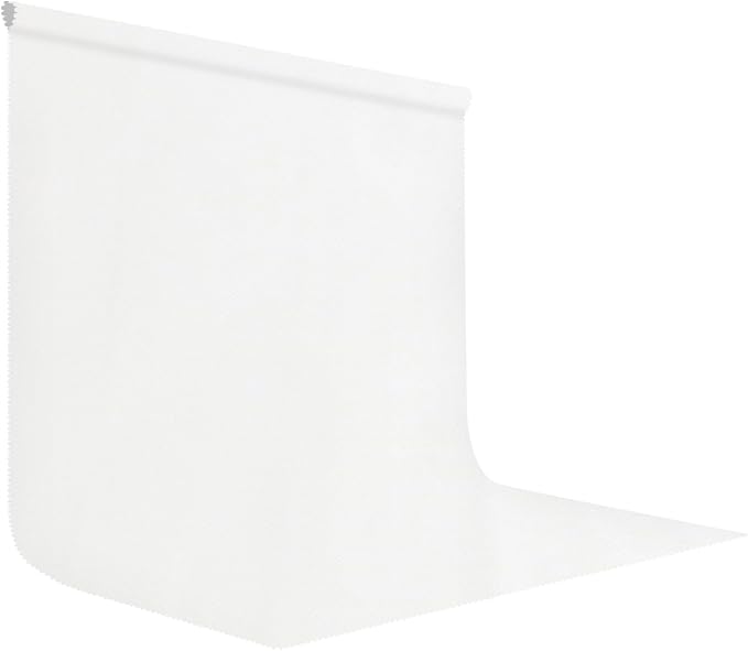 White Photography Backdrop for Photoshoot, Fabric 10x10ft | Polyester Studio Photo Backgrounds, Non Reflective, Easy to Hang, for Portrait Shoot, Product, Party Decor, Video Creation by LYLYCTY