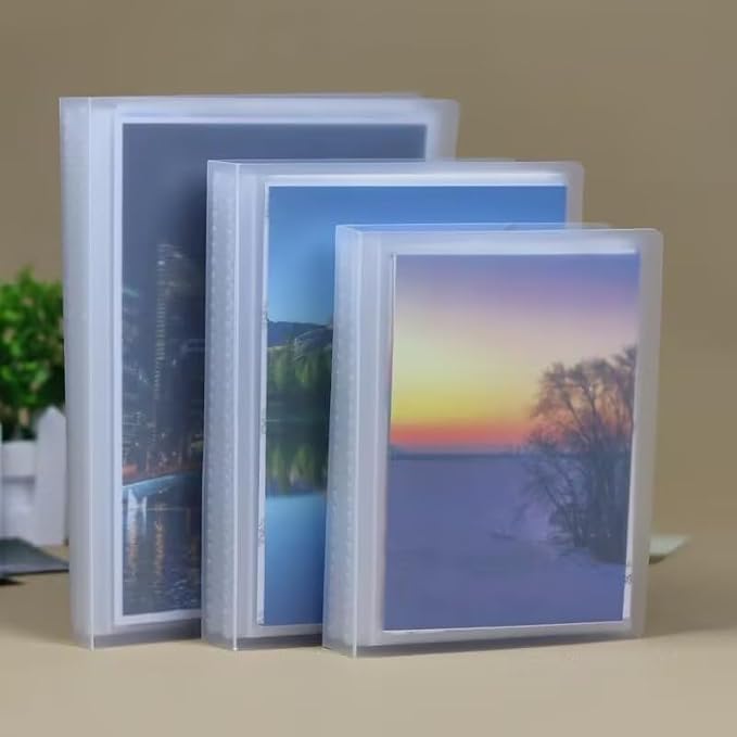 2 Pack Small Photo Album 4x6 Photos Book, Travel Plastic Picture Books | Each 24 Pages Shows 48 Pictures,Postcard Album,Mini Photo Album,Baby Photo Books for Pictures Store and Display Memories - Image 8