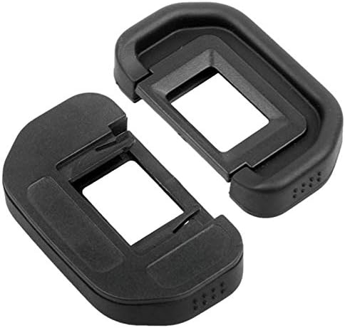 ULBTER EB Eyepiece Eyecup for Canon EOS 90D/80D/70D/60D/50D/40D/20D [2Pack] | Viewfinder Eye Cup for Canon 5D Mark II/5D Mark I/6D Mark II/6D Mark I with Hot Shoe Cover - Image 2