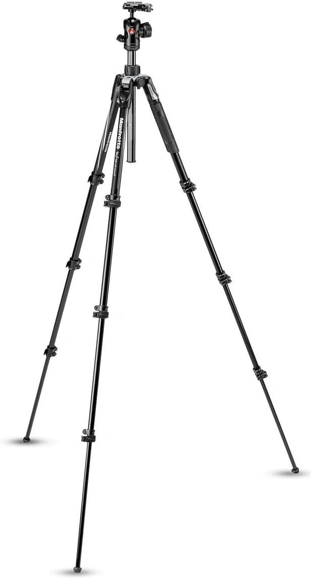 Manfrotto Befree Advanced Camera Tripod with Lever Closure, Portable and Compact Travel Tripod Kit with Ball Head, Aluminum Tripod for DSLR Reflex and Mirrorless Cameras, Camera Accessories | Lever Closure, Mirrorless Cameras, Aluminum for DSLR Reflex,... - Image 4