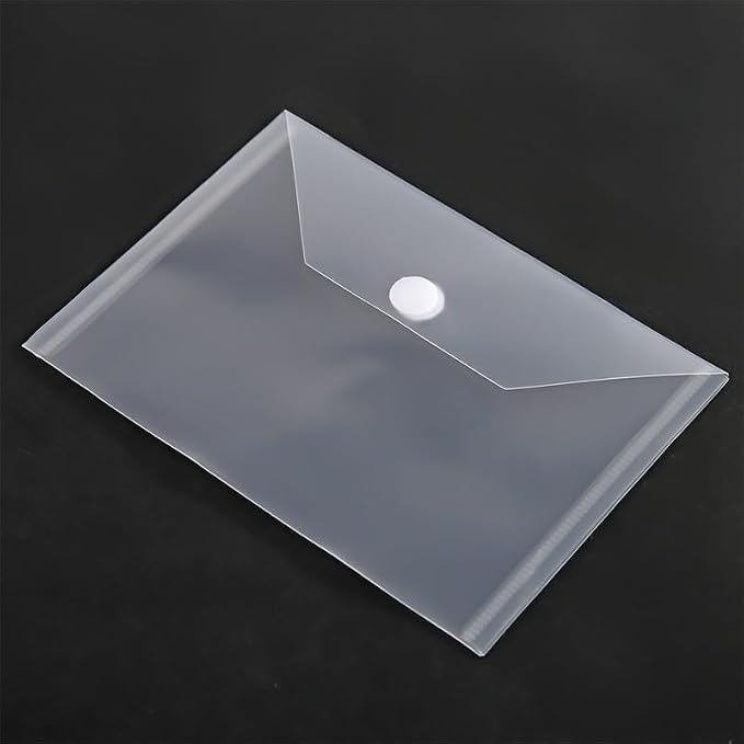 40 Pieces Clear Stamp and Die Storage Bag, Resealable Plastic Die Storage Pocket Large Die Cuts Stencil Storage Pockets for Card Making DIY Scrapbooking, 5 x 7 Inch,with 6 Sheets Label Stickers - Image 6