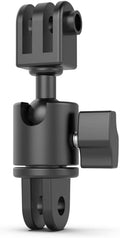 Aluminum 360 Degree Rotation Camera Swivel Mount, Vertical Metal Bracket Adapter Compatible with GoPro Hero 13/12/11/10, DJI Action 6/5 Pro/4, Sony and Other Action Cameras (Adjustable Adapter Mount) by SKEZN