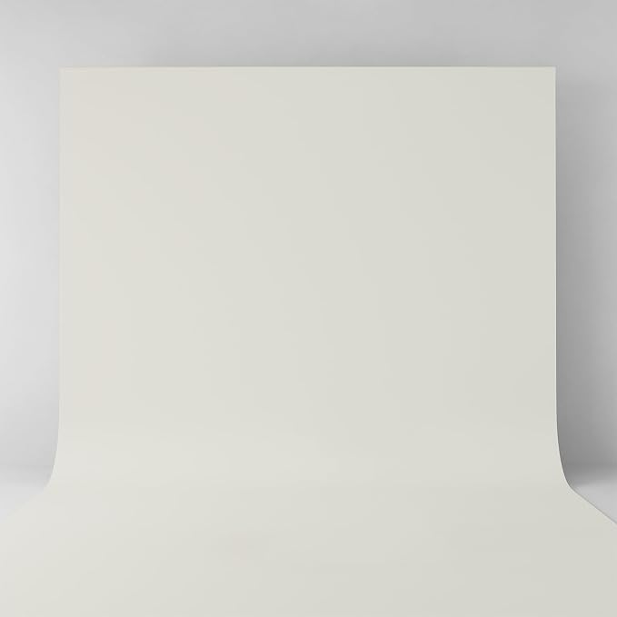Beige Photo Backdrop for Photography Photoshoot Background, 5x10FT | Multipurpose Screen for Portrait Studio Video Recording Party Non-Reflective Easy Setup High Density by WELCOMETOCIPAZEE