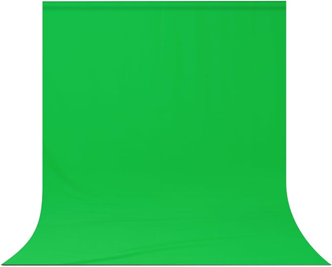 Green Screen Backdrop Background,10 X 13 FT Large Photography Backdrop Photo Background Screen for Streaming Zoom Photo Muslin Green Curtain Video Recording Greenscreen Picture Photoshoot - Image 8