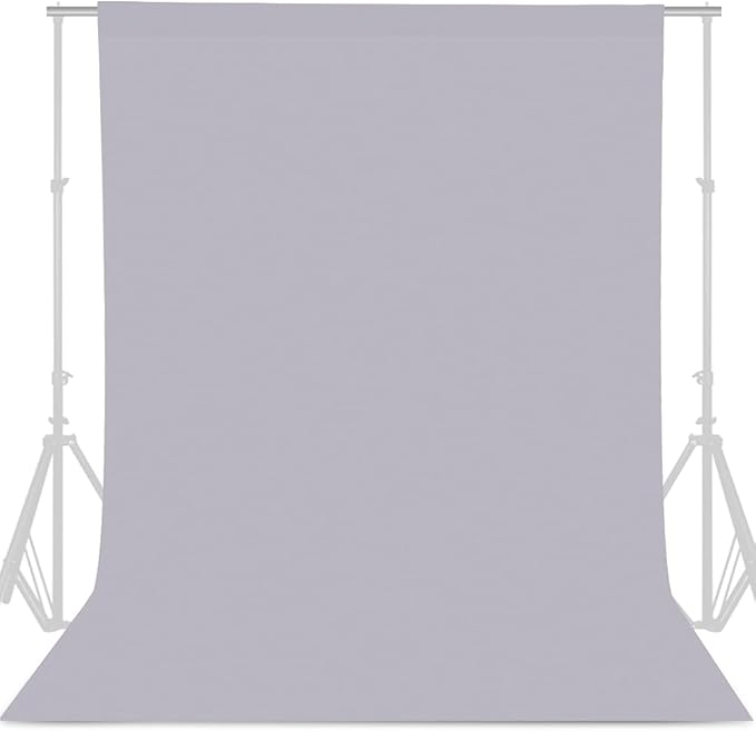 GFCC Gray Backdrop - 8FTX10FT Grey Photo Backdrop for Photoshoot Background for Photography Screen Video Recording Picture Background | Non-Reflective, Polyester Curtain, Easy Hang, Multipurpose Screen for Studio Photo Booth, Video Recording, Portrait,... by GFCC