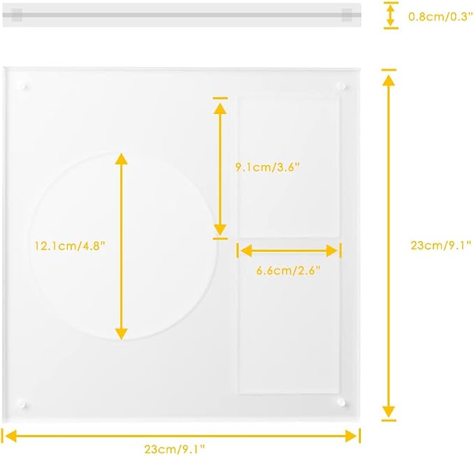 Photocard and CD Holder Stand, Acrylic Ablum Standing Display, 66 x 91 mm Card Cares Ultra Clear Trading Cases Protectors for Kpop Photocard Baseball Basketball Card Display (1CD+2Cards) | Clear Album Standing Display, 66 x 91 mm Trading Cases, Kpop Ph... - Image 3