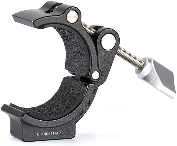 SunwayFoto Titan Tube Clamp CC-01 Accessory/Magic Arm Mount w 1/4" & 3/8" Sockets Ideal for 32mm & 36mm Legs by SUNWAYFOTO
