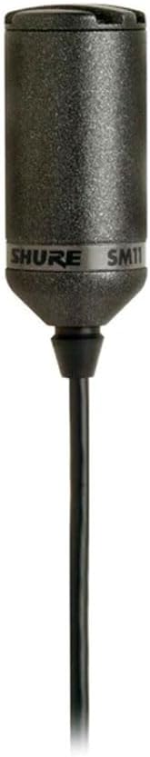 Shure SM11 Omnidirectional Miniature Dynamic Lavalier Microphone with Flexible, Long-Life Cable, Tie Clasp Assembly, Tie Tack Assembly, Connector Belt Clip and Zippered Carrying Bag (SM11-CN) - Image 2