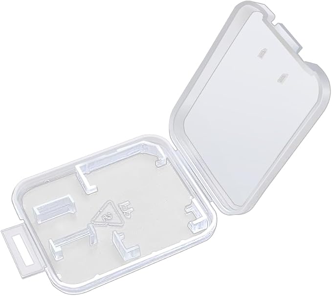eTECH Collection 20 Pack of Clear Plastic SD/SDHC/SDXC/MicroSD/MicroSDHC/MicroSDXC Memory Card Case Holder for SanDisk/Kingston/Transcend/Samsung (Case Only, Memory Card Not Included) by Unknown