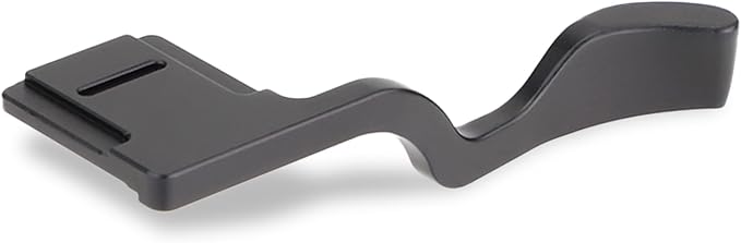 Haoge THB-XT5B Hand Grip Metal Hot Shoe Thumb Up Rest for Fujifilm Fuji X-T5 Camera Black by haoge