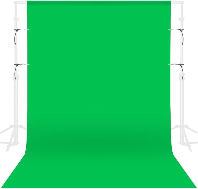 GFCC Green Screen Backdrop Background - 7x10FT Photography Backdrop Photo Background Screen for Video Recording Greenscreen Picture Photoshoot | Versatile Background for Gaming Studio Photoshoot Christmas Party Video Recording High Density, Non-Reflect... by GFCC