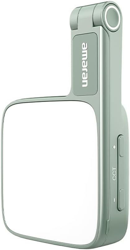 Amaran Go Magnetic Selfie Phone Light, Compatible with MagSafe & Qi2 Magnets, Dual LED Light Source with Adjustable Mirror Light & CCT (2700K-6500K), for Selfies, Makeup, & Content Creation (Green) - Image 6