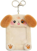 Brown Plush Card Holder Cartoon Cat Card Holder Protective Cover Photo Album Plush Photoelectric Card Idol Id Card Photo Frame and Accessories by Unknown