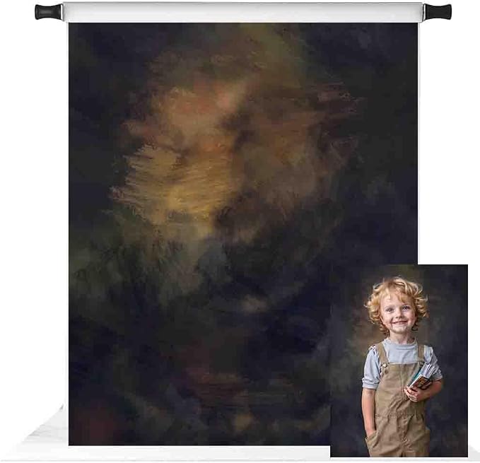 Kate 5x7ft Brown Vintage Photography Backdrop Retro Abstract Painted Background Studio Backdrops by KateBackdropforPhotography