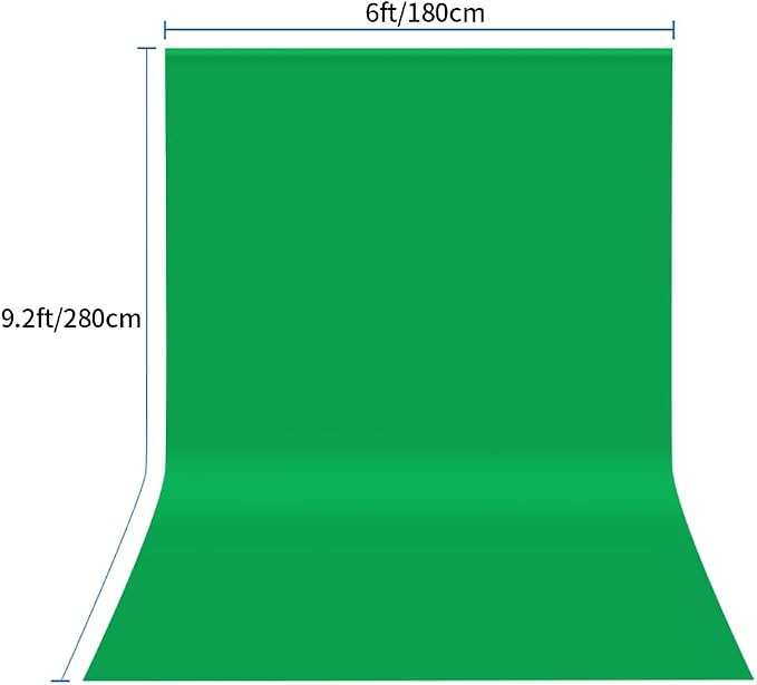 Hemmotop Chromakey Green Screen Backdrop, 6x9ft Background Fabric | Solid Chroma Green, Polyester Cloth, Perfect for Streaming Video Calls Zoom Studio, Ideal for Content Creators, Photography - Image 8