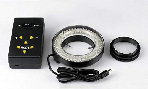AmScope LED-144A 144-LED Lighting-Direction-Adjustable Microscope Ring | Stereo Zoom Microscope Built-In LED Illumination - Image 4