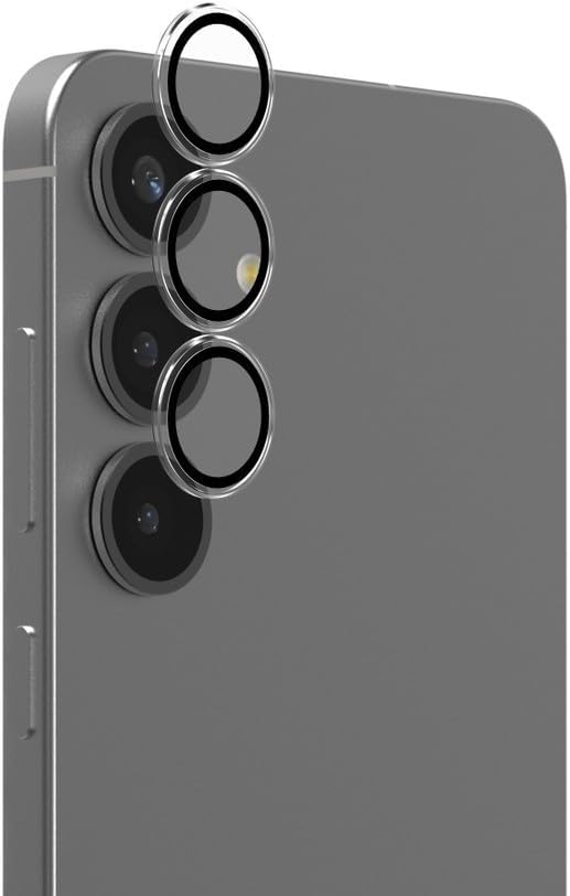 ZAGG Glass Elite Anti-Reflective Samsung Galaxy S25+ Camera Lens Protector – Anti-Glare Technology, Maximum Impact & Scratch Resistance, Smudge-Free Surface, Recycled Materials - Image 9