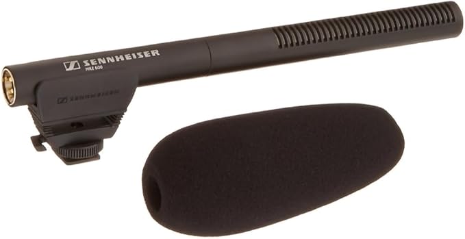 Sennheiser MKE 600 Shotgun Microphone Bundle with Zoom H1 XLR Handy Recorder + 64GB Memory Card + Shockmount + Fur Windshield + XLR Cable + 4 AA Batteries (8 Items) - Image 3