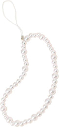 Beaded Phone Charm Lanyard Strap Girly Style Fixed Beads Pearl Lanyards by Staqlo