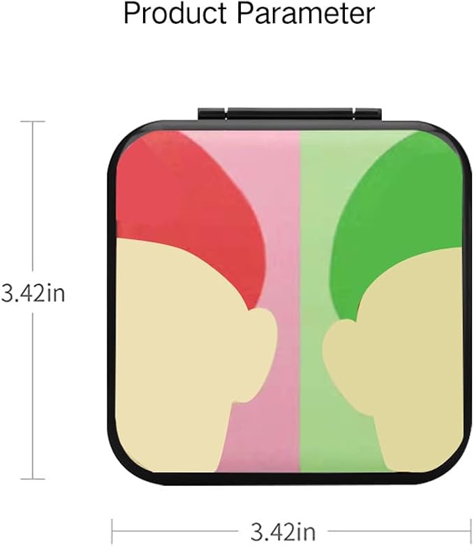 PERFECTSIGHT Cute Switch Game Card Case Compatible with Nintendo Switch Lite/ OLED 12 Slots Game Holder Cartridge Case for Game and SD Cards, Kawaii Portable Compact Game Storage Box, Red & Green - Image 7