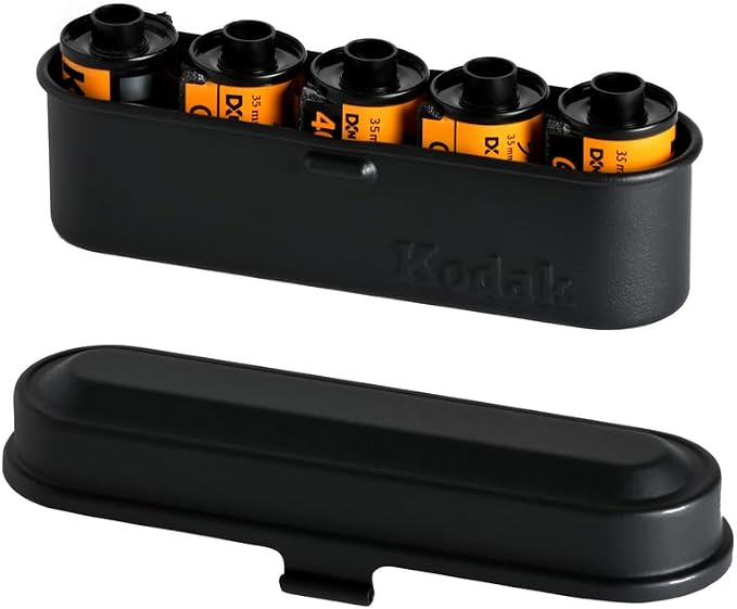 Kodak Steel 35mm FIlm Roll Case, Holds 5 Rolls (All Black) - Image 9