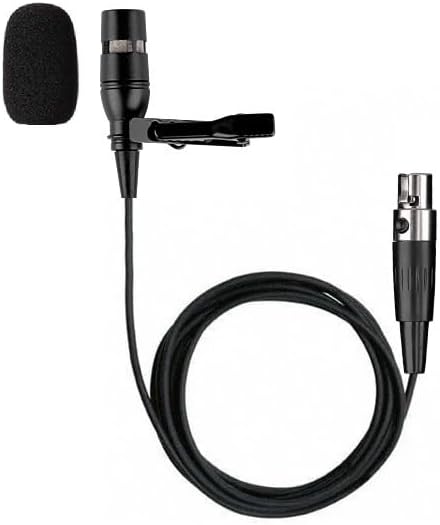 Uni-Directional Lavalier Microphone 4-pin XLR Output Compatible with Shure Wireless Microphone Belt Pack Transmitter T1, ULX1, UR1, PG1, PGX1, PGXD1, SLX1, BLX1, BLXD1 by Unknown