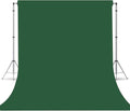 Dark Green Photography Backdrop for Photoshoot, Fabric 6x9ft | Versatile Studio Photo Backgrounds, Non Reflective, Easy to Use, for Portraits, Product, Party, Video Creation by TERSUM