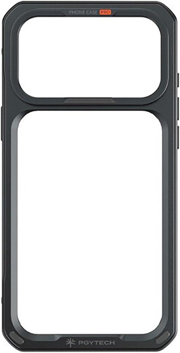 PGYTECH ProShot Phone Case for iPhone 17 Pro Max, Aluminum Alloy Protective | with 4 Expansion Ports, 3 Strap Holes & Silicone Liner Have 67mm Filter Adapter Ring Backplate, for Heat Dissipation, Black - Image 4